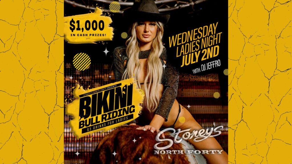 July Bikini Bull Riding